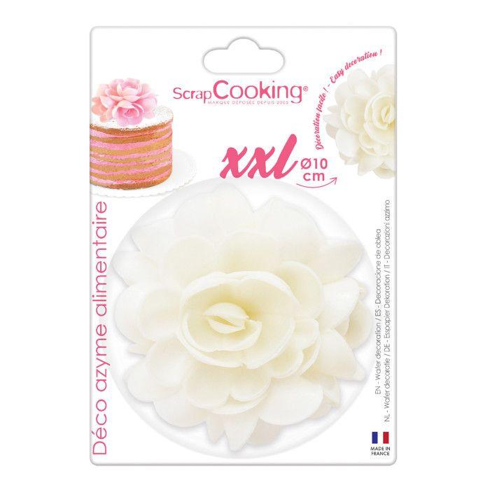 White Azyme Flower XXL 10 Cm