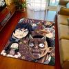 Demon Slayer Room Decor Rug Anime Carpet Soft Floor Mat Anti Slip Backing for Bedroom Living Room Use -QJY