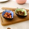 Ceramic Small Plates, Japanese Tableware, Vinegar Plates, Soy Sauce Plates, Seasoning Plates, Bone Plates, Vegetable Plates, Ice-cracked Glaze Leaves
