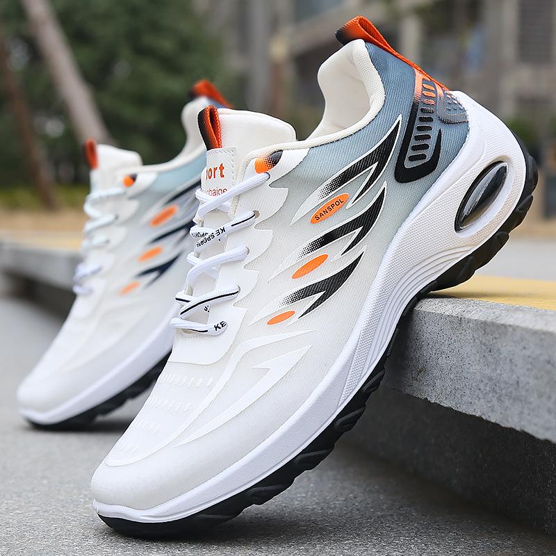 

Flying woven men s shoes spring, men s casual shoes breathable mesh sneakers men s 40