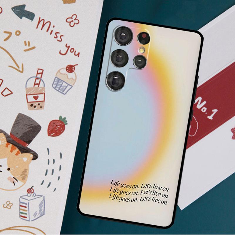 Ins Style Spiritual Angel Hippie Case For Samsung Galaxy S23 S20 FE S21 FE S22 Ultra Note 20 S8 S9 S10 Note 10 Plus Back Cover