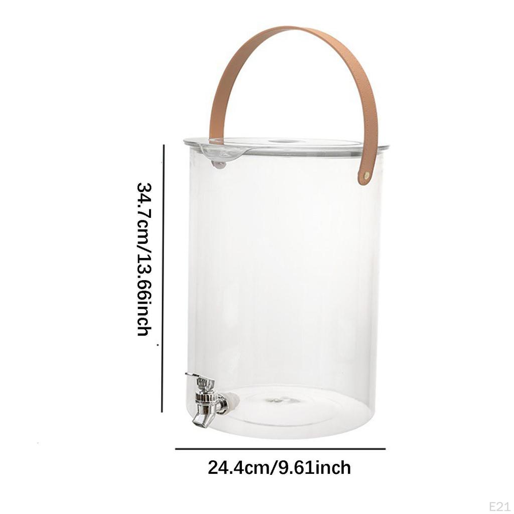 Beverage Dispenser, Barrel with Handle And Closure, Functional Leak, Made of PP, for