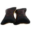 2pcs/set Car Seat Leather Pillow Breathable Head Neck Rest Safety Cushion Support Pillow Headrest Pad