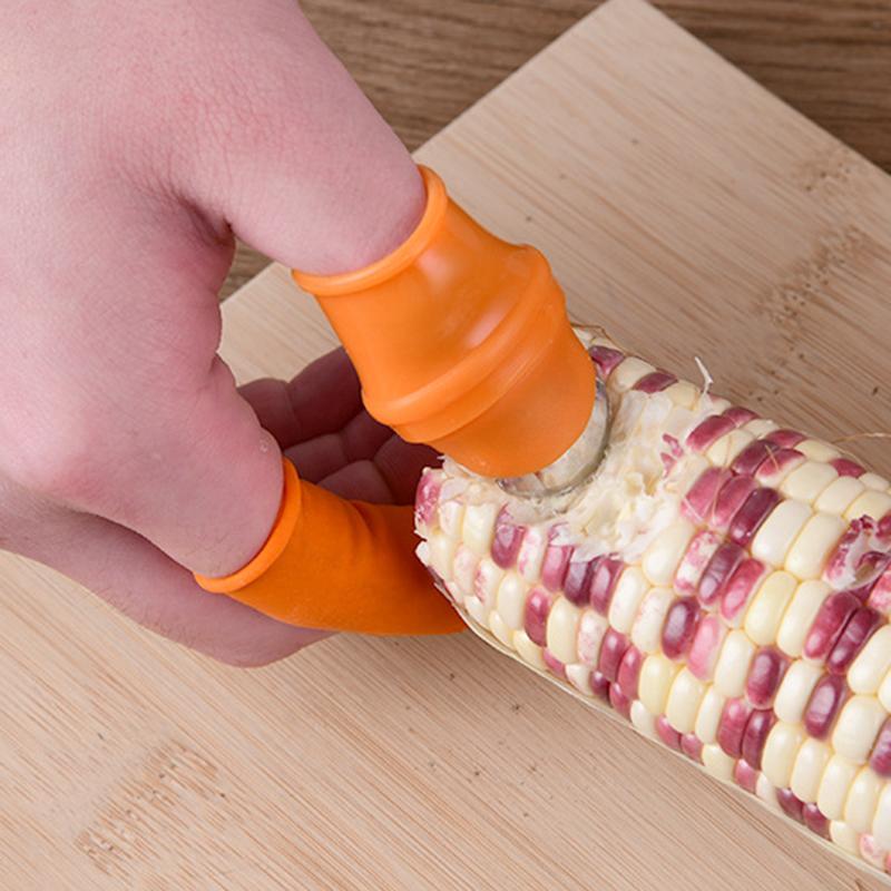 Vegetable Fruit Picker Silicone Finger Protector Chili Picker Grape Cutting Picker Thumb Knife Kitchen Tool Kitchen Accessories