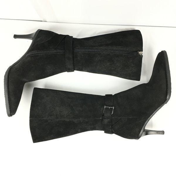 Gucci Long Boots Size 36.5C (Approx. 22.523.0cm) Black Suede(USED)