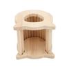 Wooden Hamster House Small Animal Hideout for Hamster Gerbils Mice Lemmings Rats