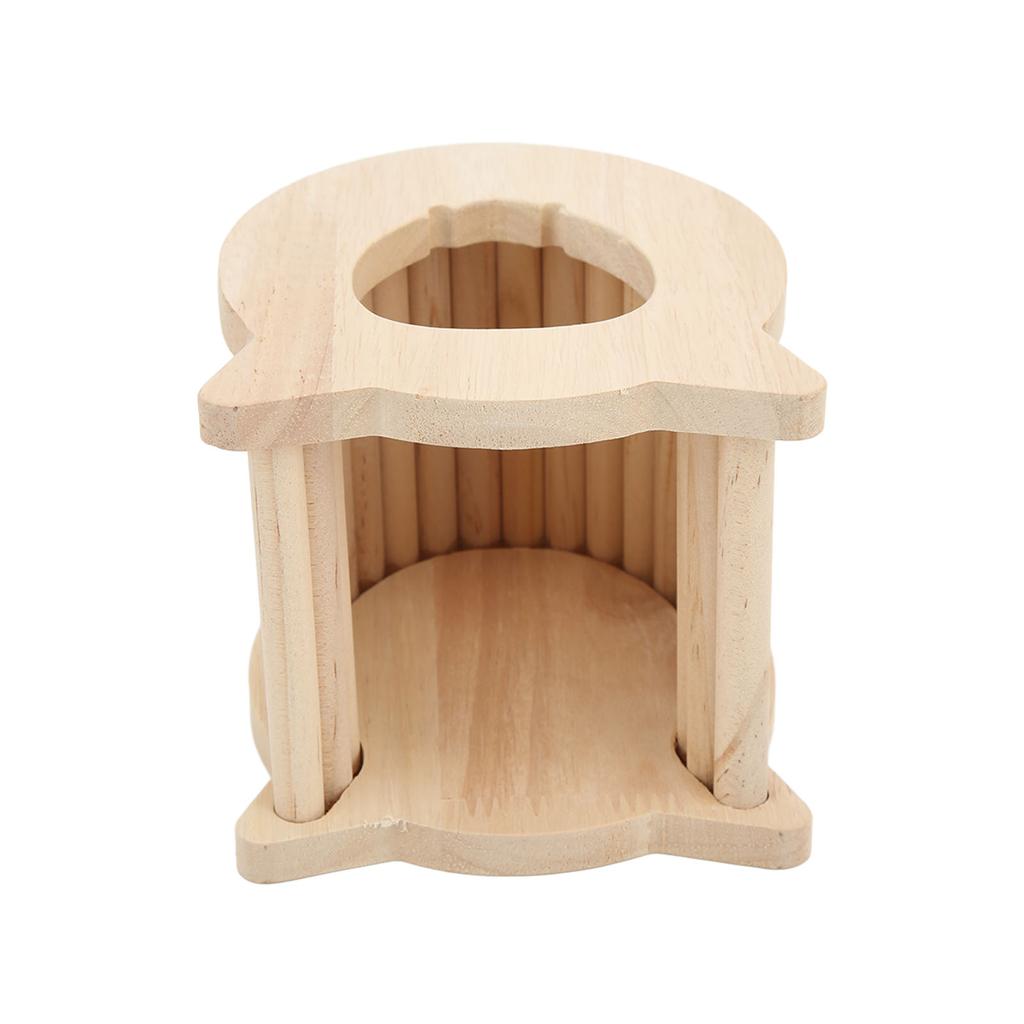 Wooden Hamster House Small Animal Hideout for Hamster Gerbils Mice Lemmings Rats