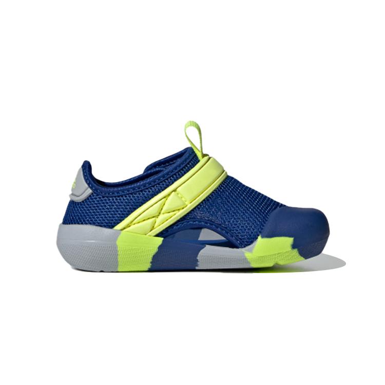 Adidas Slip Resistant Anti Kick Low top Toddler Shoes Blue Yellow Infant And Toddler GX5118