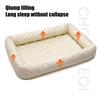 Quilted Cat Bed Breathable Floral Pet Lounger Machine Washable Pet Bed with Raised Edges for Cats Small Dogs