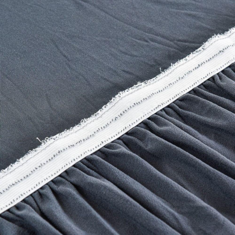 Dustproof Stretch Sofa Slipcover 1/2/3/4 Seat Solid Color Couch Cover Non-slip Sofa Cover Home Use