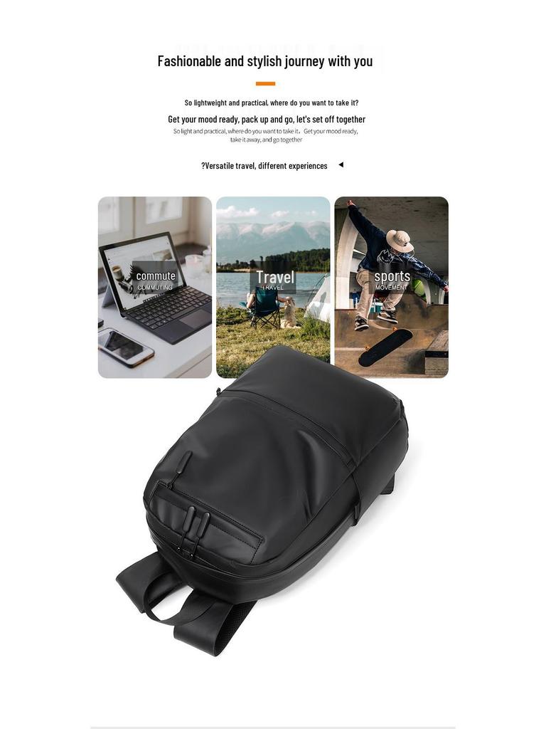 Wasserdichter Doppel-Schulter-Rucksack für Männer & Frauen - Große Kapazität für High School, College & Reisen