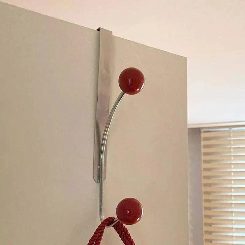 

Portable Door Hook Hanging Coat Rack Without Drilling Multifunctional Bedroom Storages Hanger Kitchen Organizer Home Accessories