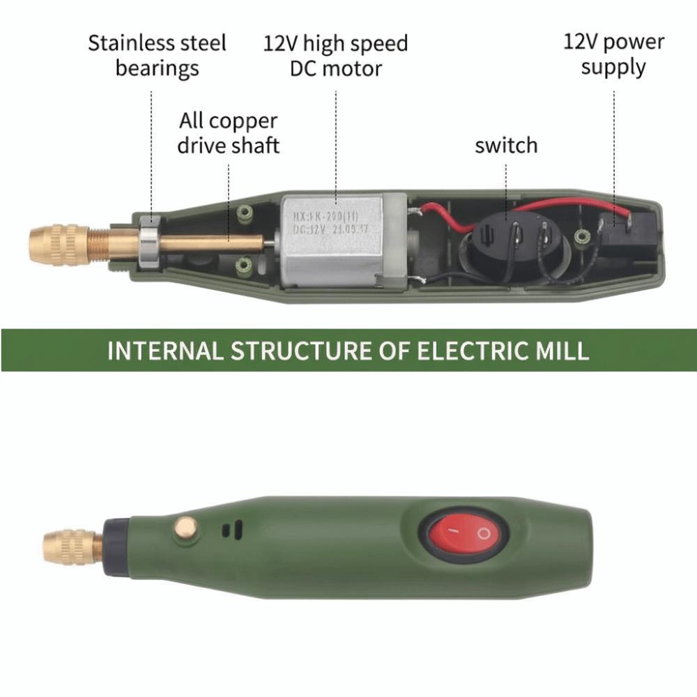 Carving Handheld Mini Electric Drill Ergonomic UK Plug Rotary Grinder Tool High Quality Wireless Engraving Pen DIY Projects