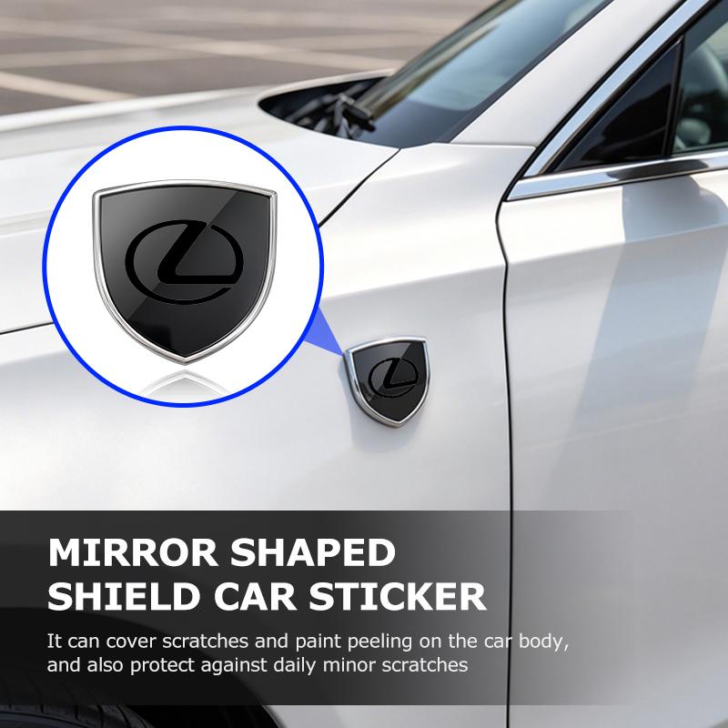 3D Metal Car Styling Shield Stickers Trunk Exterior Accessories For Lexus