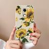 Geeignet für Redmi Note 7S 10 10S K80 7 8 9 9T 10T 9S Pro Max Plus Neue Hülle Hübsche Schmetterlings-Sonnenblumen-Flüssigsilikon-Anti-Rutsch-Shell für Redmi Capa