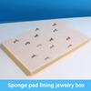 5pcs Sturdy Sponge Foam Pads Portable for Jewelry Storage Boxes Necklace and Earrings Organizers Inserts Daily Use