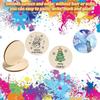 50pcs/lot 7-12cm Unfinished Wood Round Slices, Natural Blank Wooden Pieces for DIY Projects, Craft Creations, Art, Home Decor