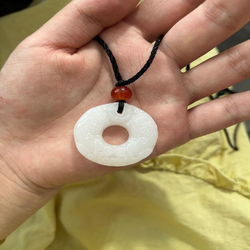 Ping An Buckle Pixiu Ping An Buckle Pendant Necklace Men's and Women's Couples