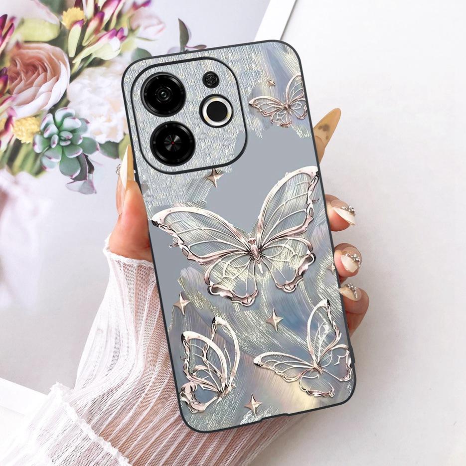 For Tecno Pop 9 5G Case KL4 New Luxury Painted Cover For Tecno Spark 30C 5G KL8H Soft Silicone Case For Tecno Spark 30 5G Fundas