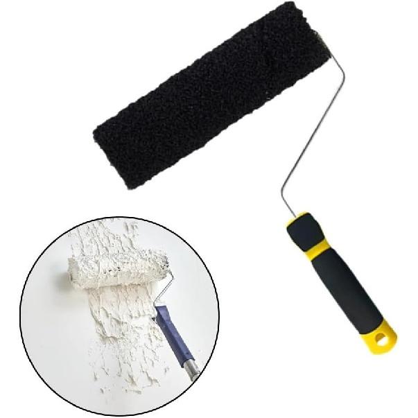 9 Inch Drywall Compound Roller, Drywall Texture Roller Brush, Putty Roller Brush Pull Flower Texture Roller Brush For Covering Wall And Ceiling