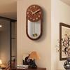 Wall Clock Chinese Antique Living Room New High-end Chinese Retro Art Creative Clock Wall Hanging Home Decoration