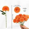 5pcs Artificial Fake Chrysanthemum,Long Stem,with No Container,for Halloween,Home Decor,Wedding Decoration ,Christmas Decoration