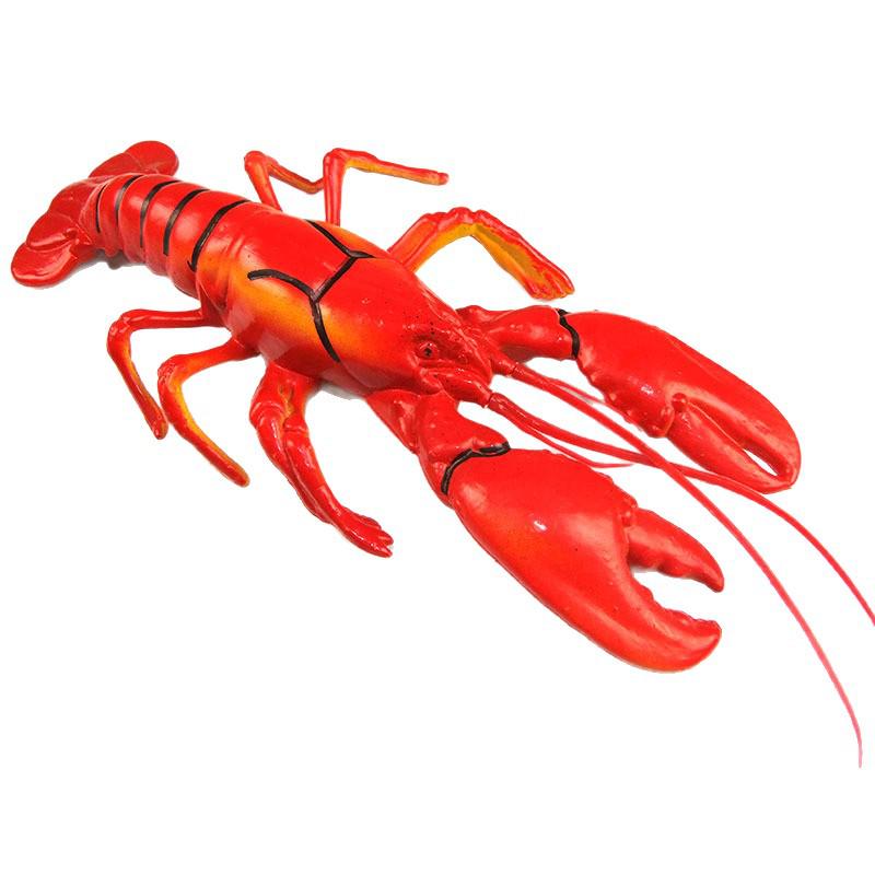 Large Plastic Lobster and Crab Simulation Toy Model