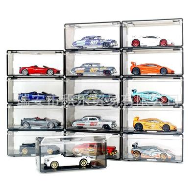 Hot Wheels Transparent Stackable Dustproof Display Box for Children's Alloy Car Models