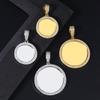 Couple Customized Photo Pendant For Men Women Ice-out Zircon Gold Color Rock Hip Hop Necklace Fashion Jewelry Dropshipping