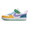 Nike Court Borough Low Rc Comfortable Sports Non-Slip Wear-Resistant Low-Top Kids Skate Shoes Kids sneaker White Purple Green FQ8378-902