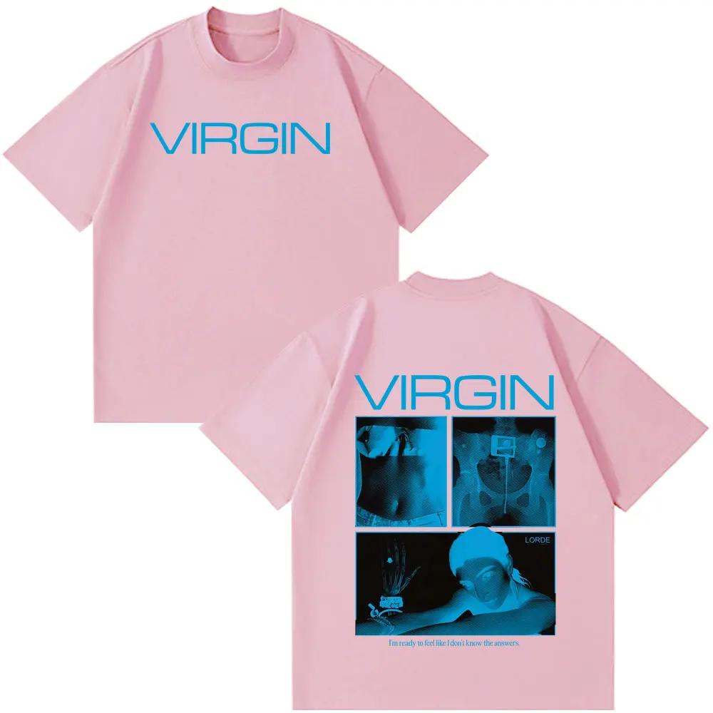 Lorde Ultrasound World Tour 2026 Merch Tshirt Unisex Women Fashion Tshirt Summer Short Sleeve Cotton Loose Casual Hiphop Tshirts