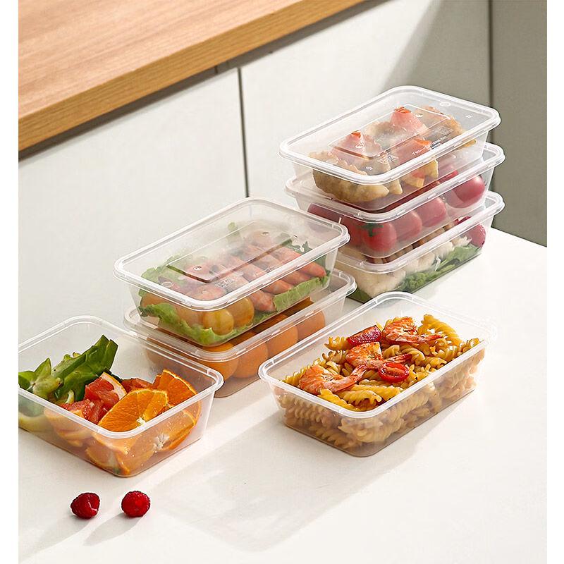 Yipan Disposable Rectangular Food Containers with Lids