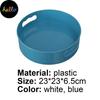 360 Storage Non-slip Tray Degree Rotating Plastic Multifunctional Cosmetic Snack Fruit Seasoning Box for Kitchen