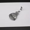 Vintage Distressed Universal Fishtail Clasp Thai Silver Necklace for Men and Women