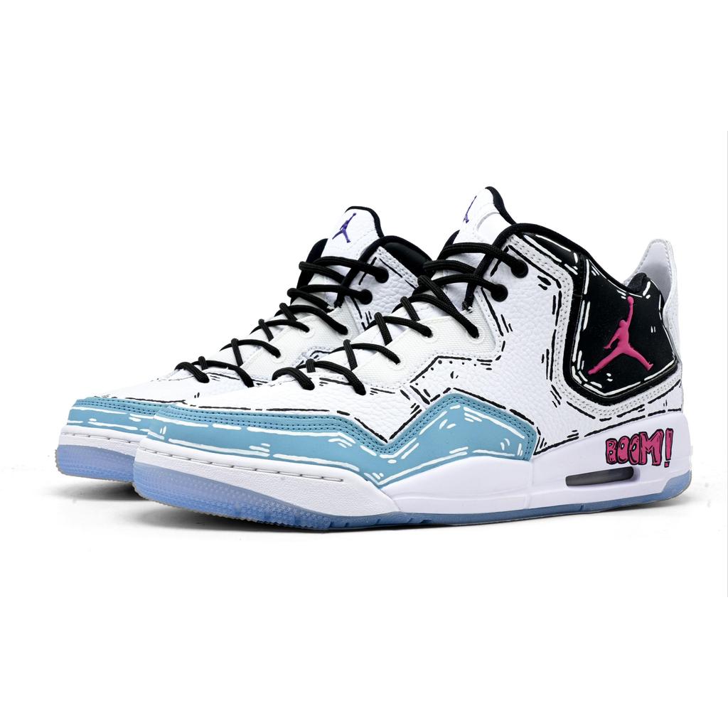 Jordan Courtside 23 Heart Fluttering Abrasion Resistant Abrasion Resistant Mid Top Vintage Basketball Shoes Unisex AR1000-104(Team1529-)