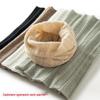 Korean Style Women's Pure Cashmere Knitted Neck Warmer - Versatile, Warm Cervical Protection Mock Collar Scarf for Winter