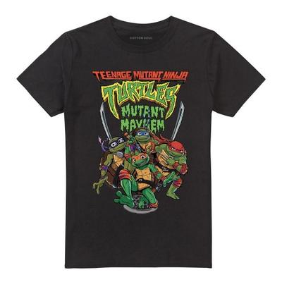TMNT Unisex Adult Mutant Mayhem Group T-Shirt