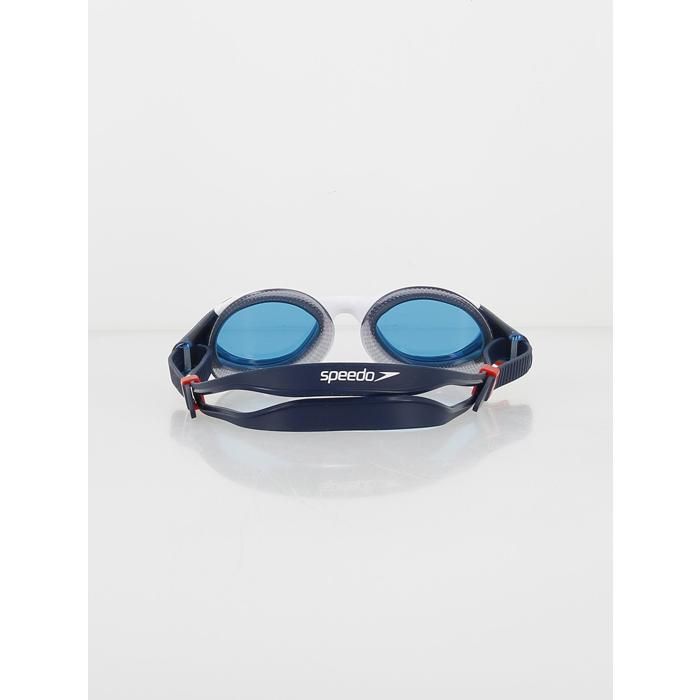 Lunettes de natation - speedo - biofuse 2.0 - ammonite blue/white/red/blue - protection uv400 - anti-buée
