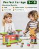 Magnetic World Forest Cube: Mini Magnetic Building Blocks Set