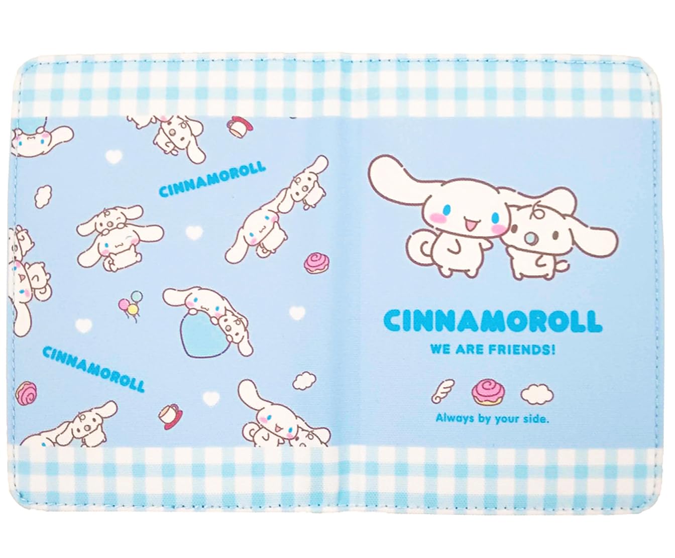 

Персонажи SANRIO Паспорт Милый Китти и Вмещает Два Удобных Множественных Обложка с Корицей, Персонажи, Друзья, Билеты, Хранение, Карманы, коричный