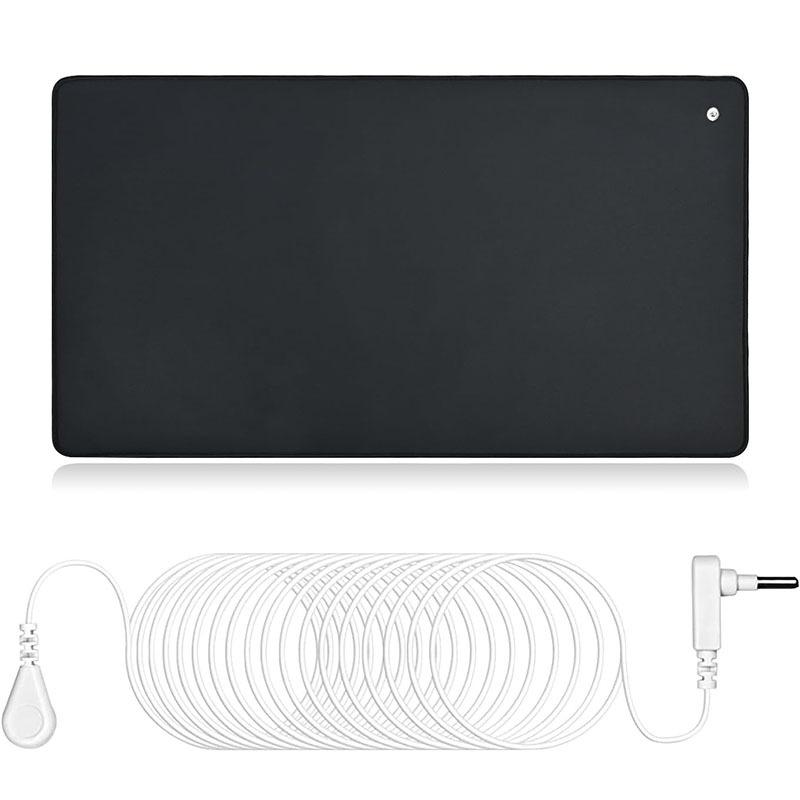30X60CM Grounding Earthing Mat for Desk Therapy Kit Helps In Sleeping Enhanced Circulation Reduces Pain With 15 Ft Cord Included