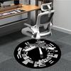 1pc Circle Pattern Office Round Area Rug, Indoor Mat Suitable For Office, Under Office Chairs Bedroom Living Room Home Decor, Room Deco