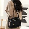 Unisex Neutral Square Shoulder Crossbody Bag, Stylish And Casual, Multi-Layer Messenger Bag [Zipper Direction Random]