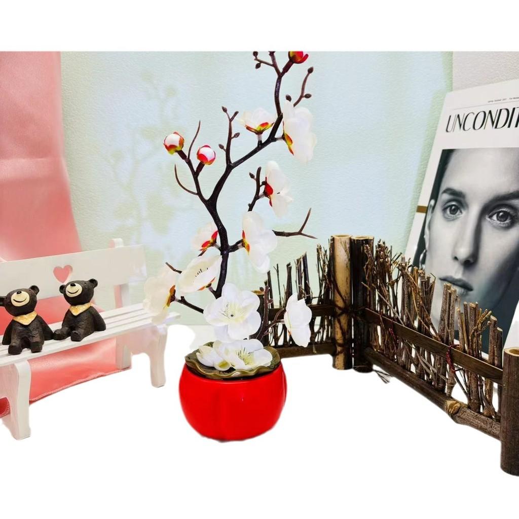 Winter Sweet Bonsai Home Decoration Artificial Flower Bonsai Ornament Landscape