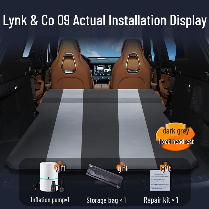 Lynk & Co 09 Car Mattress: Automatic Inflatable Bed for Trunk & Rear Seat Sleeper