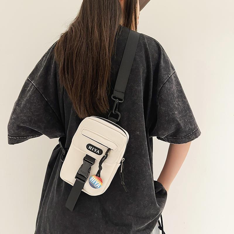 Men Mini Chest Bag Women Commuter Mobile Phone Bag Shoulder Bag