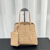 Womens Genuine Leather Woven Cutout Bucket Bag Mini Small Medium Large Crossbody Shoulder Tote Retro Style