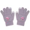 Gloves Winter Warm Student Cute Female Velvet Thickened Cycling Five-finger Cold-proof Cotton Gloves