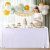 Spandex Stretch Tablecloth Solid Color Sign-In Table Cloth Elegant Table Cover  Conference Table