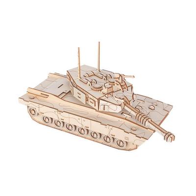 Dřevěné trojrozměrné puzzle M1 Abrams Tank Korea Korea 3D Puzzle